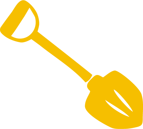 yellow shovel