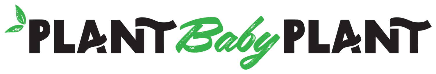 Plant Baby Plant wordmark black with green